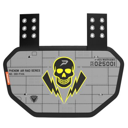 Phenom Elite Football Back Plate - Warhawk Phenom Elite Brand