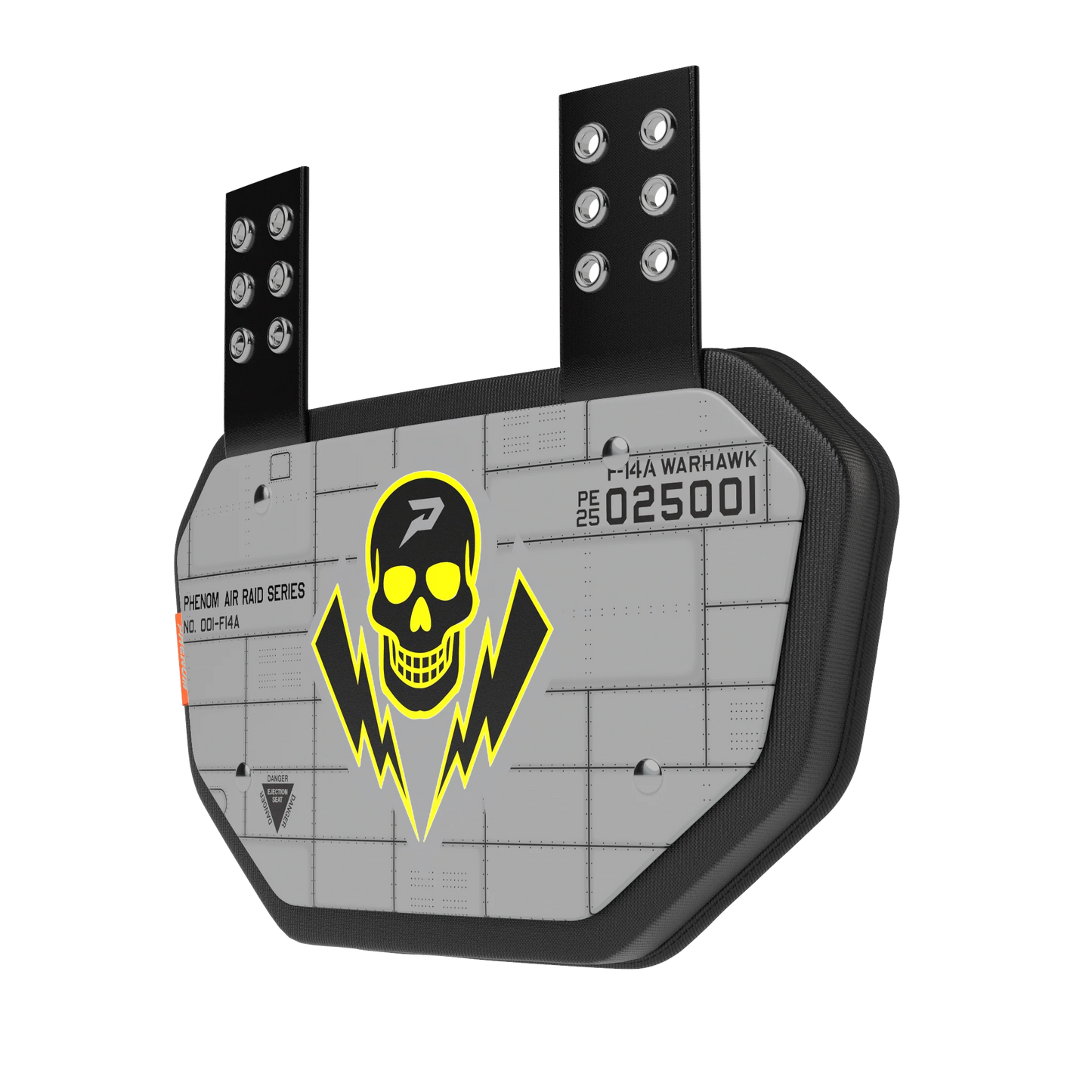 Phenom Elite Football Back Plate - Warhawk Phenom Elite Brand
