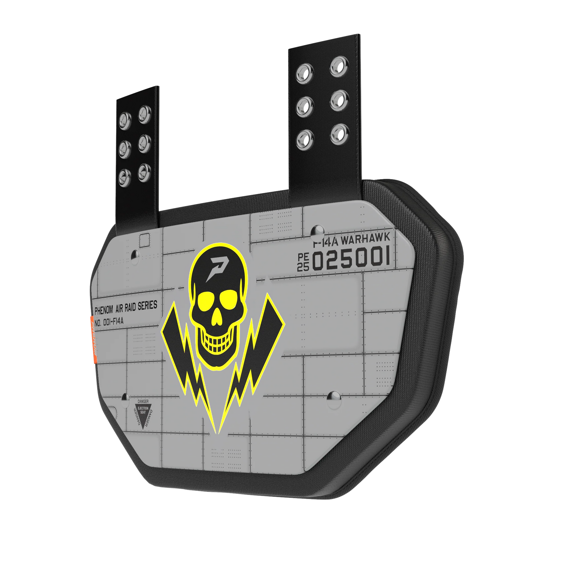 Phenom Elite Football Back Plate - Warhawk Phenom Elite Brand