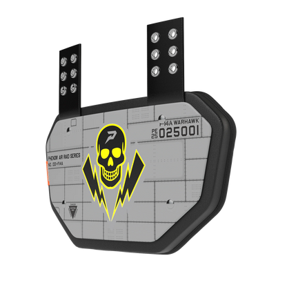 Phenom Elite Football Back Plate - Warhawk Phenom Elite Brand