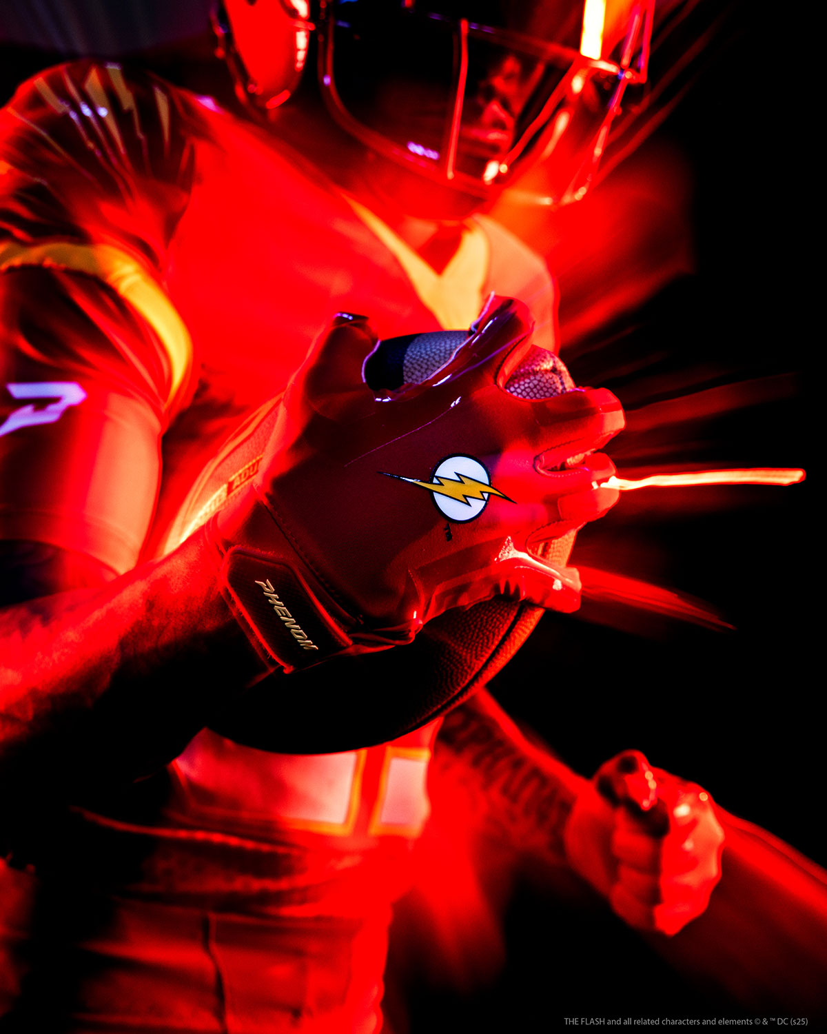 The Flash Football Gloves - VPS5 by Phenom Elite Phenom Elite Brand