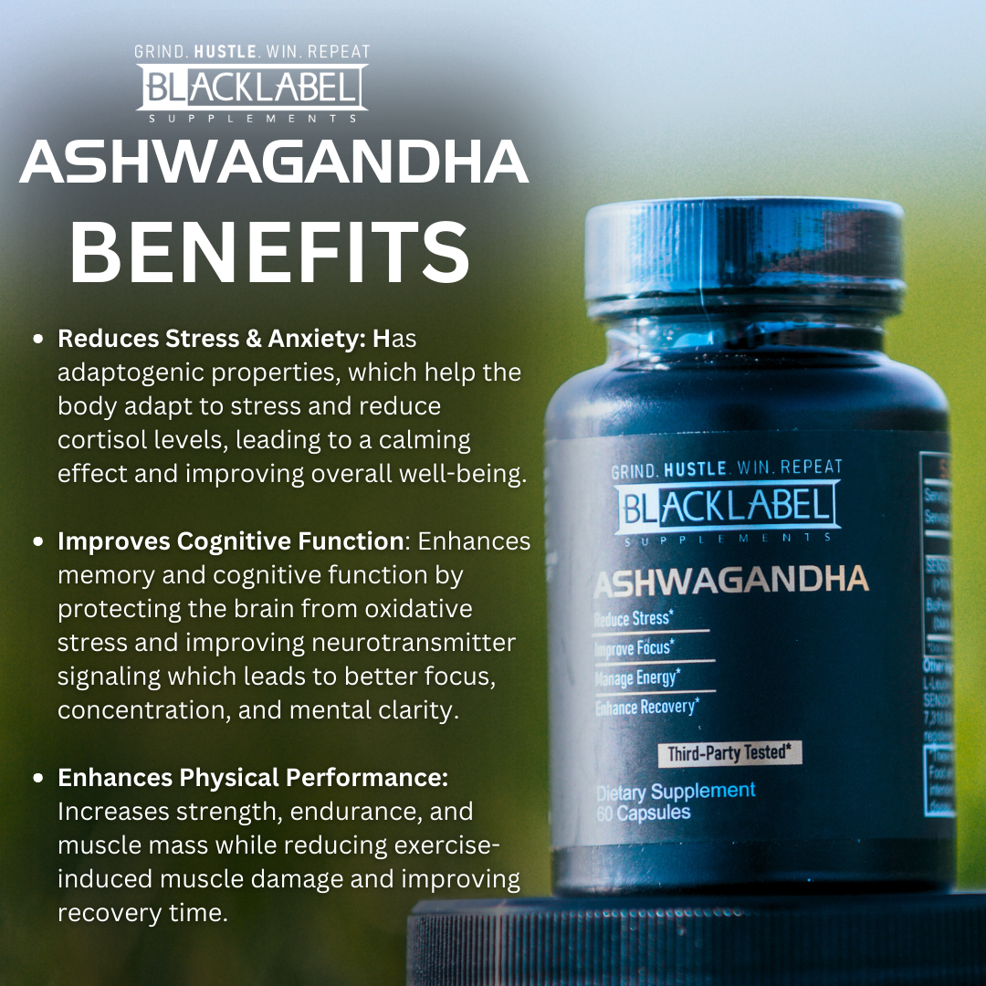 SENSORIL® ASHWAGANDHA BLACKLABEL Supplements