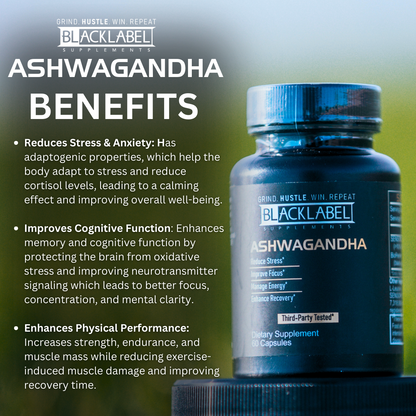 SENSORIL® ASHWAGANDHA BLACKLABEL Supplements