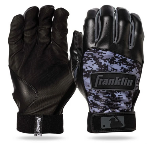 YOUTH - Franklin Digitek Batting Glove - Black / Camo Peligro Sports