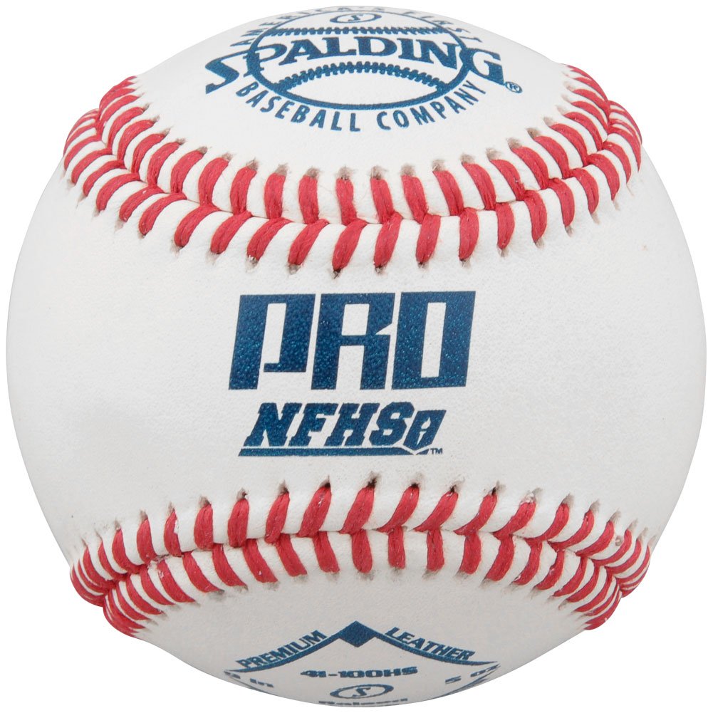 Spalding Pro NFHS Baseballs Leather Cover - 1 Dozen - MCI SPORTS