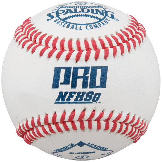 Spalding Pro NFHS Baseballs Leather Cover - 1 Dozen - MCI SPORTS