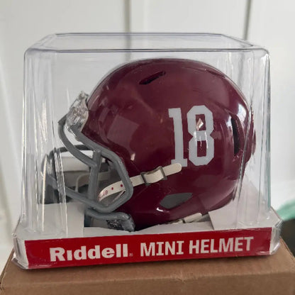 Alabama Crimson Tide NCAA Mini Speed Football Helmet #18 - NCAA Break4Sports & Collectibles, LLC