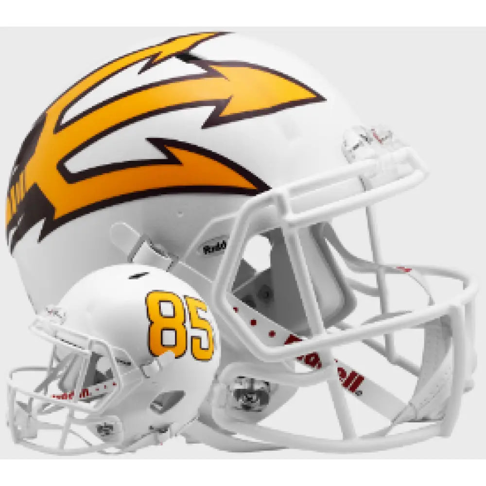 Arizona State Sun Devils Full Size Authentic Speed Football Helmet White Metallic - NCAA Break4Sports & Collectibles, LLC