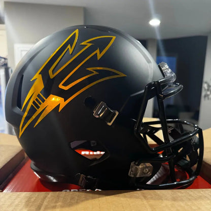 Arizona State Sun Devils Full Size Speed Replica Football Helmet Satin Black - NCAA Break4Sports & Collectibles, LLC