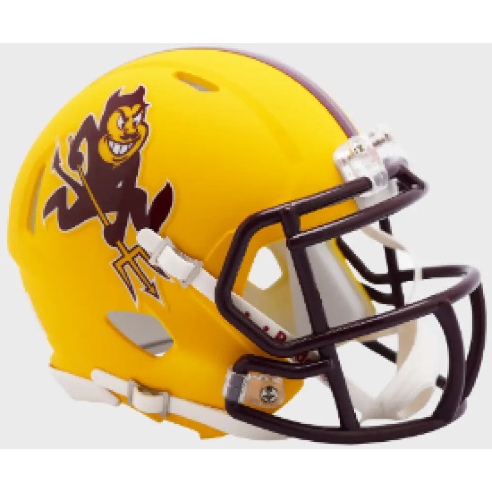 Arizona State Sun Devils NCAA Mini Speed Football Helmet Flat Yellow Sparky- NCAA Break4Sports & Collectibles, LLC