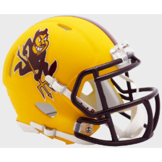 Arizona State Sun Devils NCAA Mini Speed Football Helmet Flat Yellow Sparky- NCAA Break4Sports & Collectibles, LLC