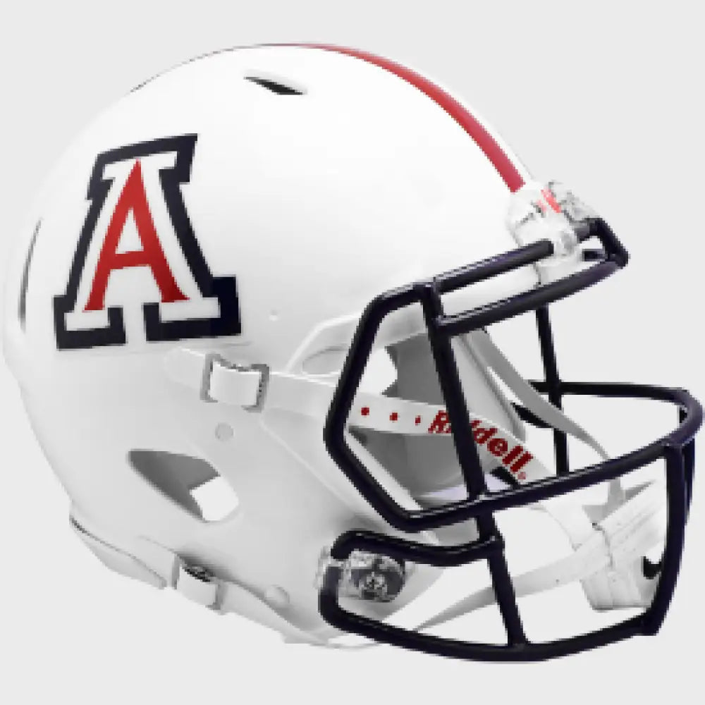 Arizona Wildcats Full Size Authentic Speed Football Helmet Gloss White- NCAA Break4Sports & Collectibles, LLC