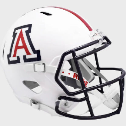 Arizona Wildcats Full Size Speed Replica Football Helmet Gloss White- NCAA Break4Sports & Collectibles, LLC