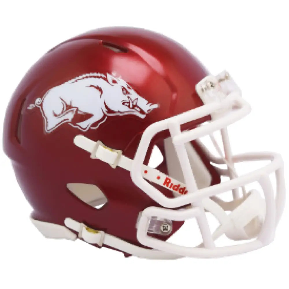 Arkansas Razorbacks NCAA Mini Speed Football Helmet- NCAA Break4Sports & Collectibles, LLC