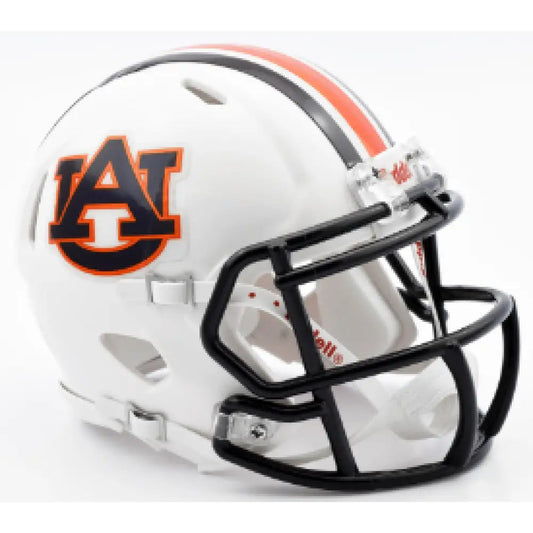 Auburn Tigers NCAA Mini Speed Football Helmet Chrome Decal - NCAA Break4Sports & Collectibles, LLC