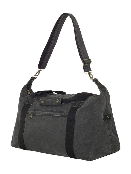 DRI DUCK Canvas 46L Weekender Duffel Bag One Size - Charcoal/ Black - MCI SPORTS