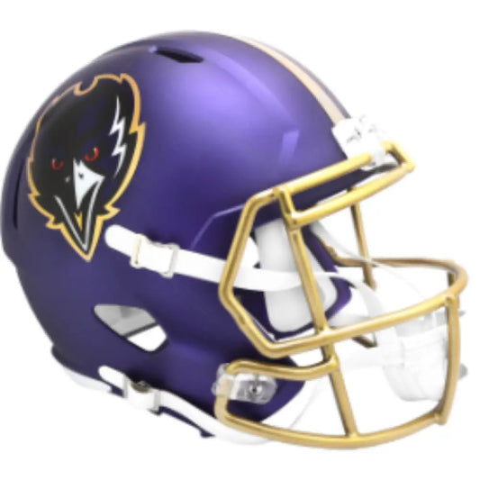 Baltimore Ravens Full Size Speed Replica Football Helmet 2024 On-Field Alternate - NFL Break4Sports & Collectibles, LLC