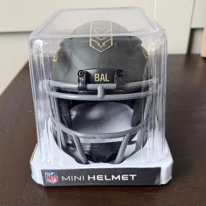 Baltimore Ravens SALUTE TO SERVICE 4 Mini Speed Football Helmet NFL Break4Sports & Collectibles, LLC