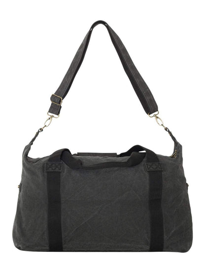 DRI DUCK Canvas 46L Weekender Duffel Bag One Size - Charcoal/ Black - MCI SPORTS