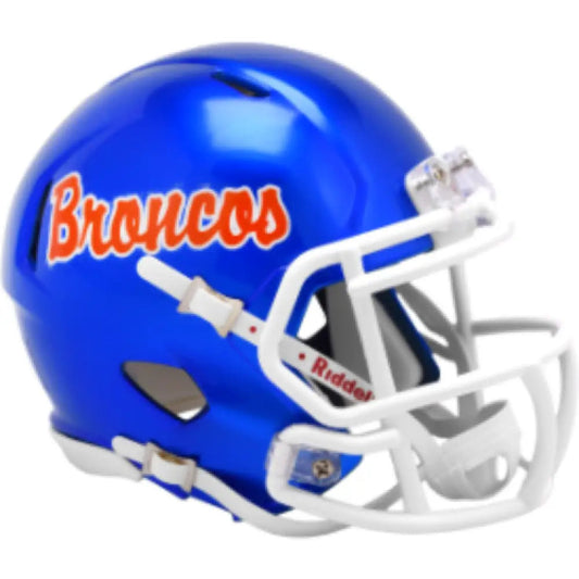 Boise State Broncos NCAA Mini Speed Football Helmet Script - NCAA Break4Sports & Collectibles, LLC