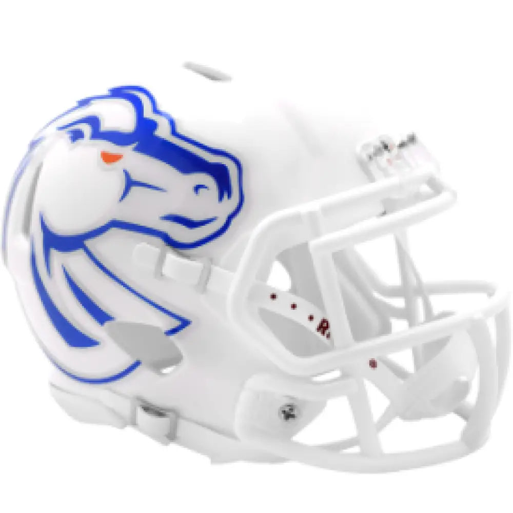 Boise State Broncos NCAA Mini Speed Football Helmet White - NCAA Break4Sports & Collectibles, LLC