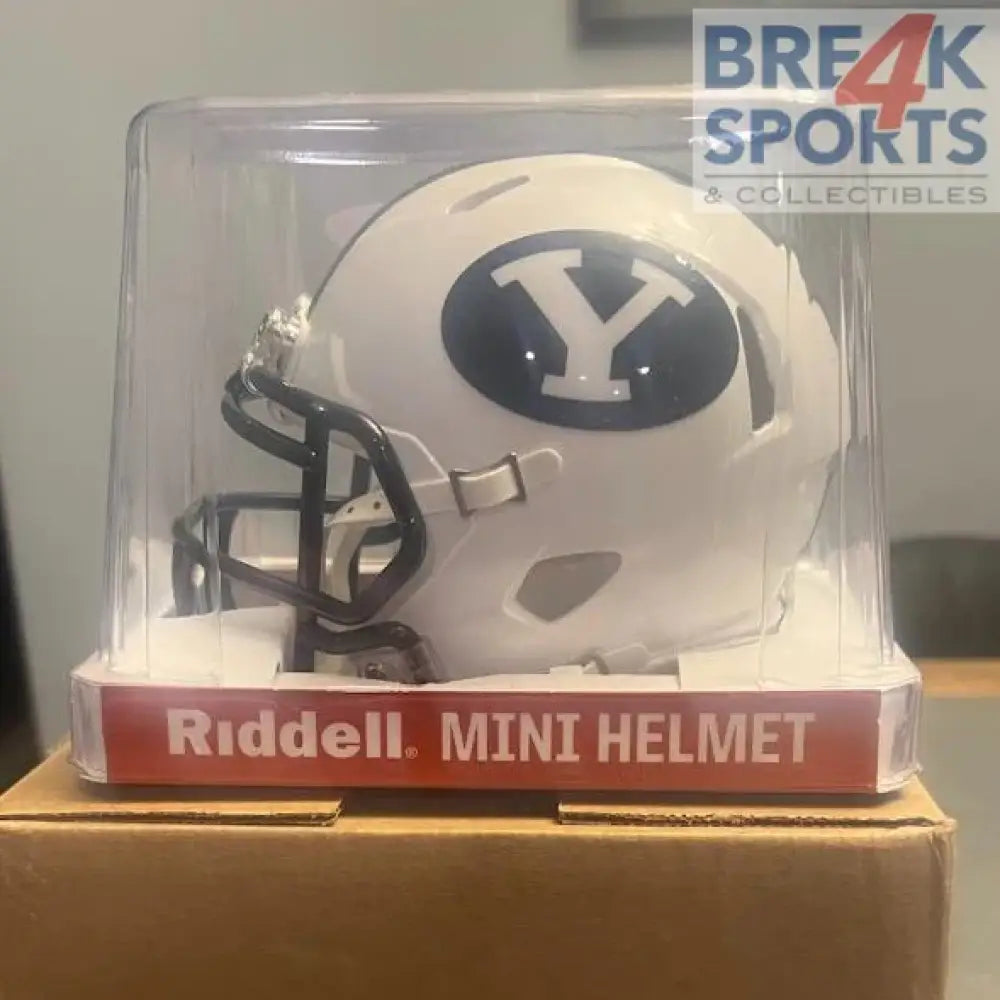 Brigham Young Cougars (BYU) NCAA Mini Speed Football Helmet - NCAA Break4Sports & Collectibles, LLC
