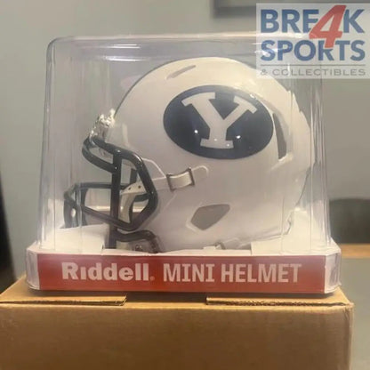 Brigham Young Cougars (BYU) NCAA Mini Speed Football Helmet - NCAA Break4Sports & Collectibles, LLC