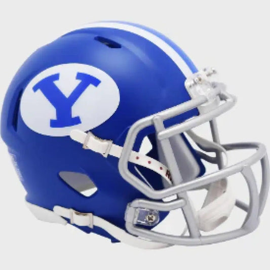 Brigham Young Cougars (BYU) NCAA Mini Speed Football Helmet Satin Royal- NCAA Break4Sports & Collectibles, LLC