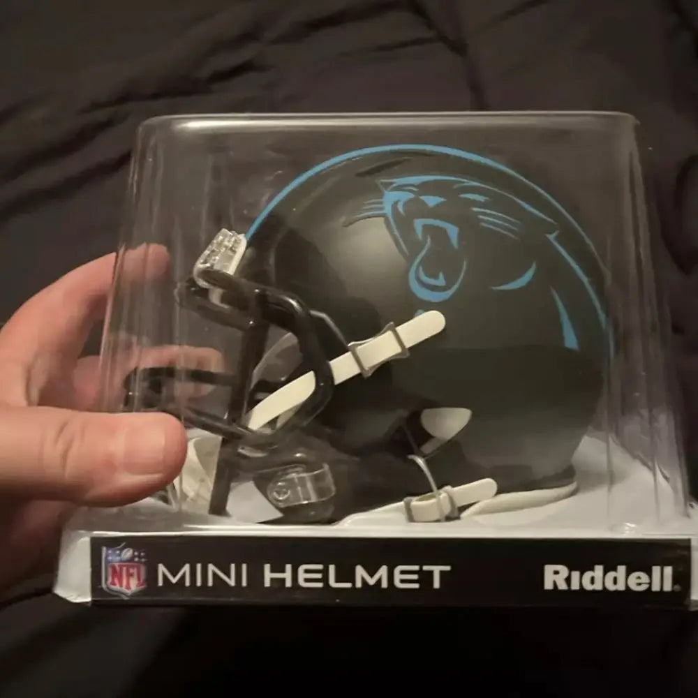 Carolina Panthers Riddell Mini Helmet 2022 Alternate - NFL Break4Sports & Collectibles, LLC