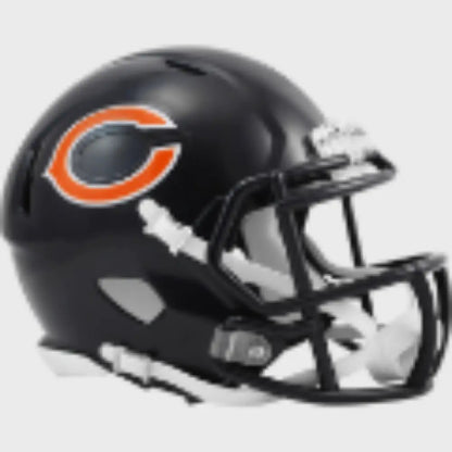 Chicago Bears NFL Mini Speed Football Helmet Break4Sports & Collectibles, LLC