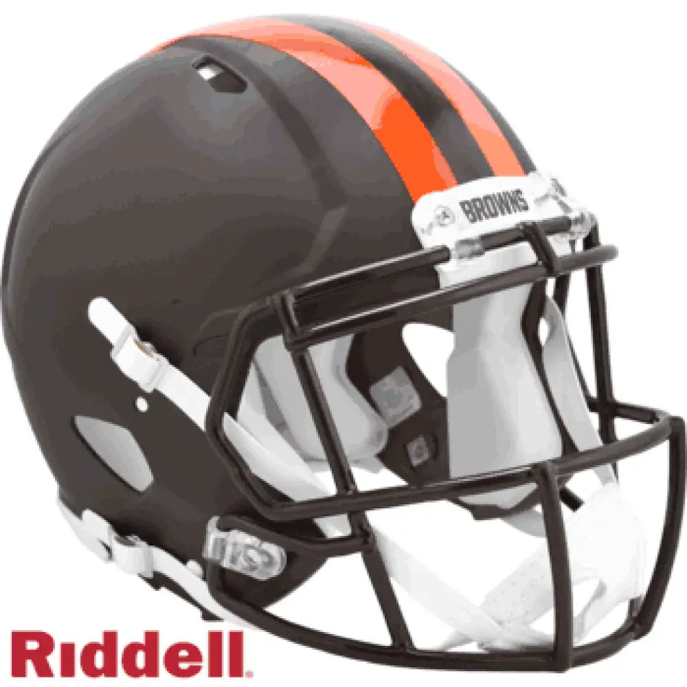 Cleveland Browns Full Size Authentic Speed Football Helmet 2025 Alternate On-Field - NFL Break4Sports & Collectibles, LLC