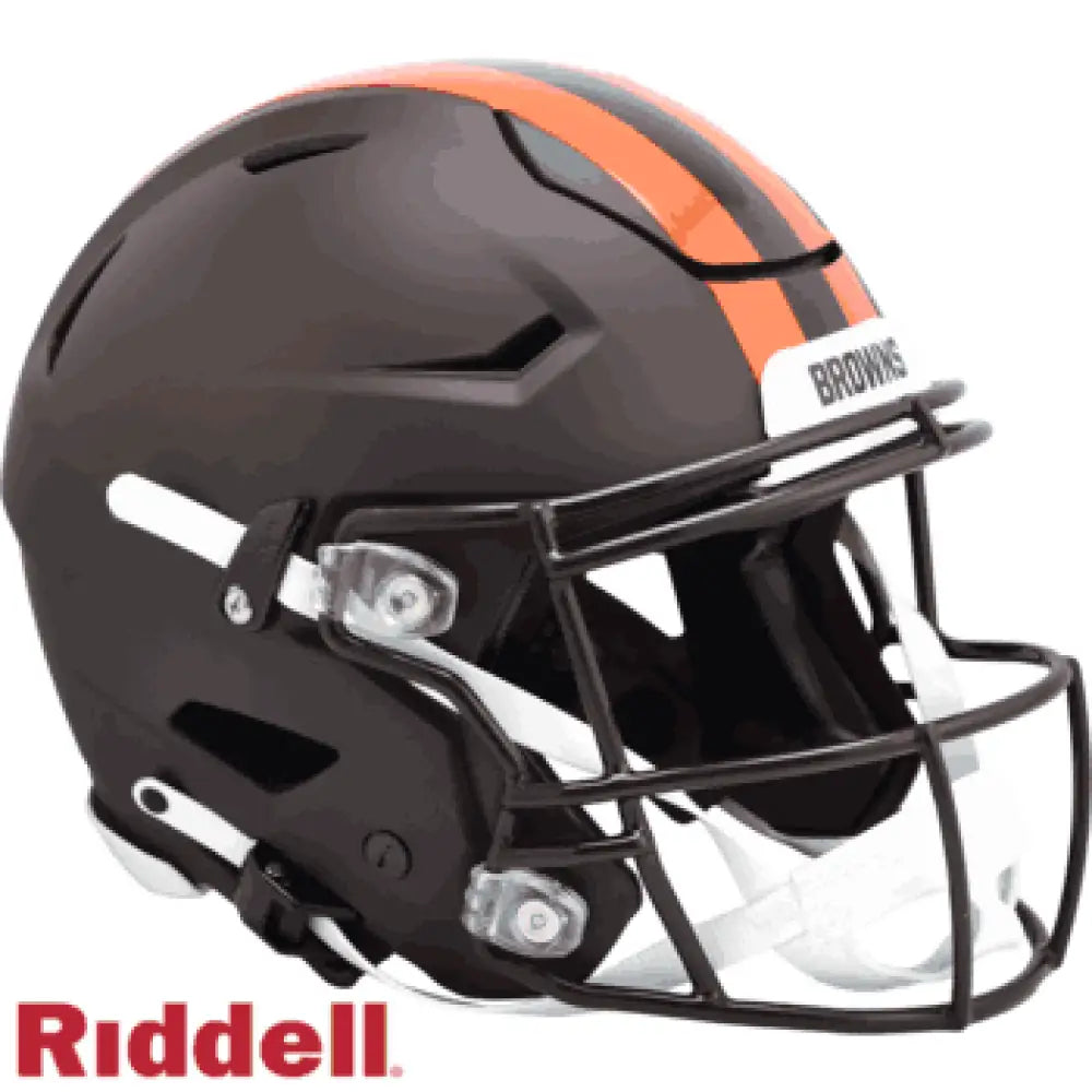 Cleveland Browns Full Size Authentic SpeedFlex Football Helmet 2025 Alternate On-Field - NFL Break4Sports & Collectibles, LLC