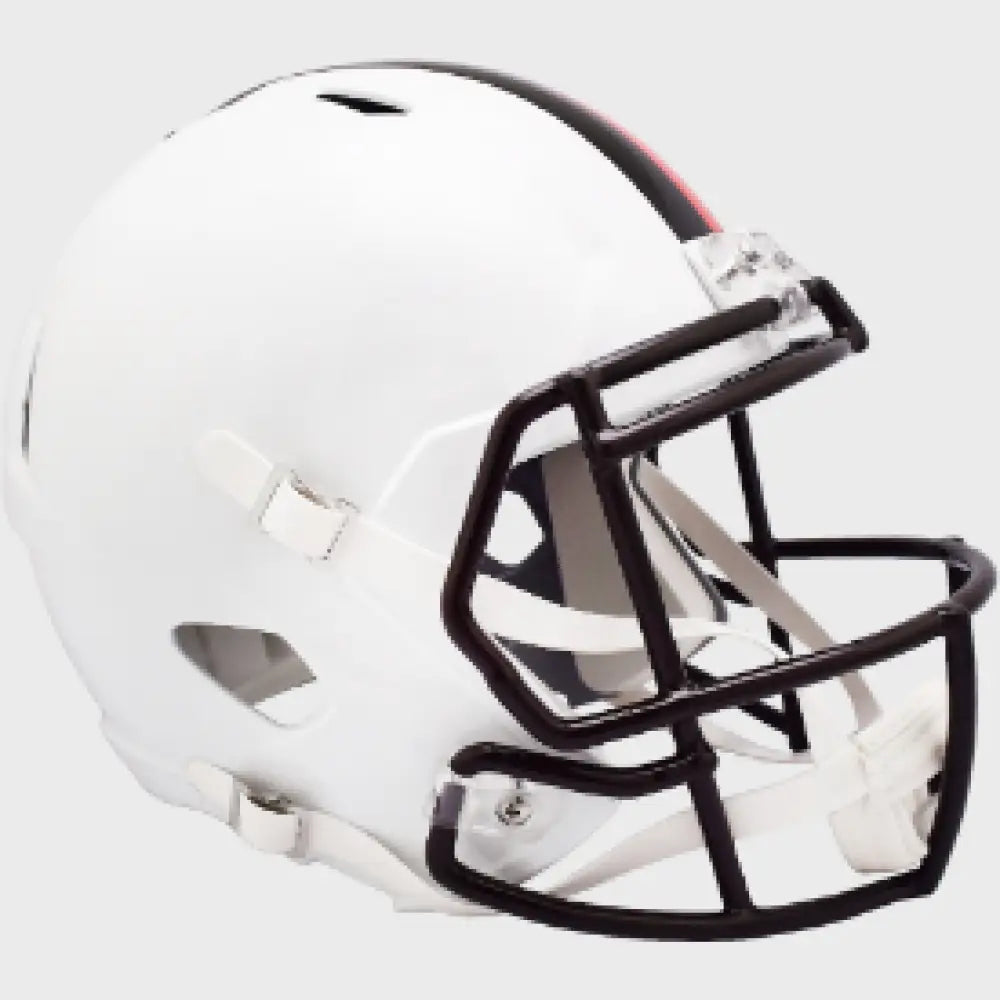 Cleveland Browns Full Size Speed Replica Football Helmet 2023 White Out - NFL Break4Sports & Collectibles, LLC