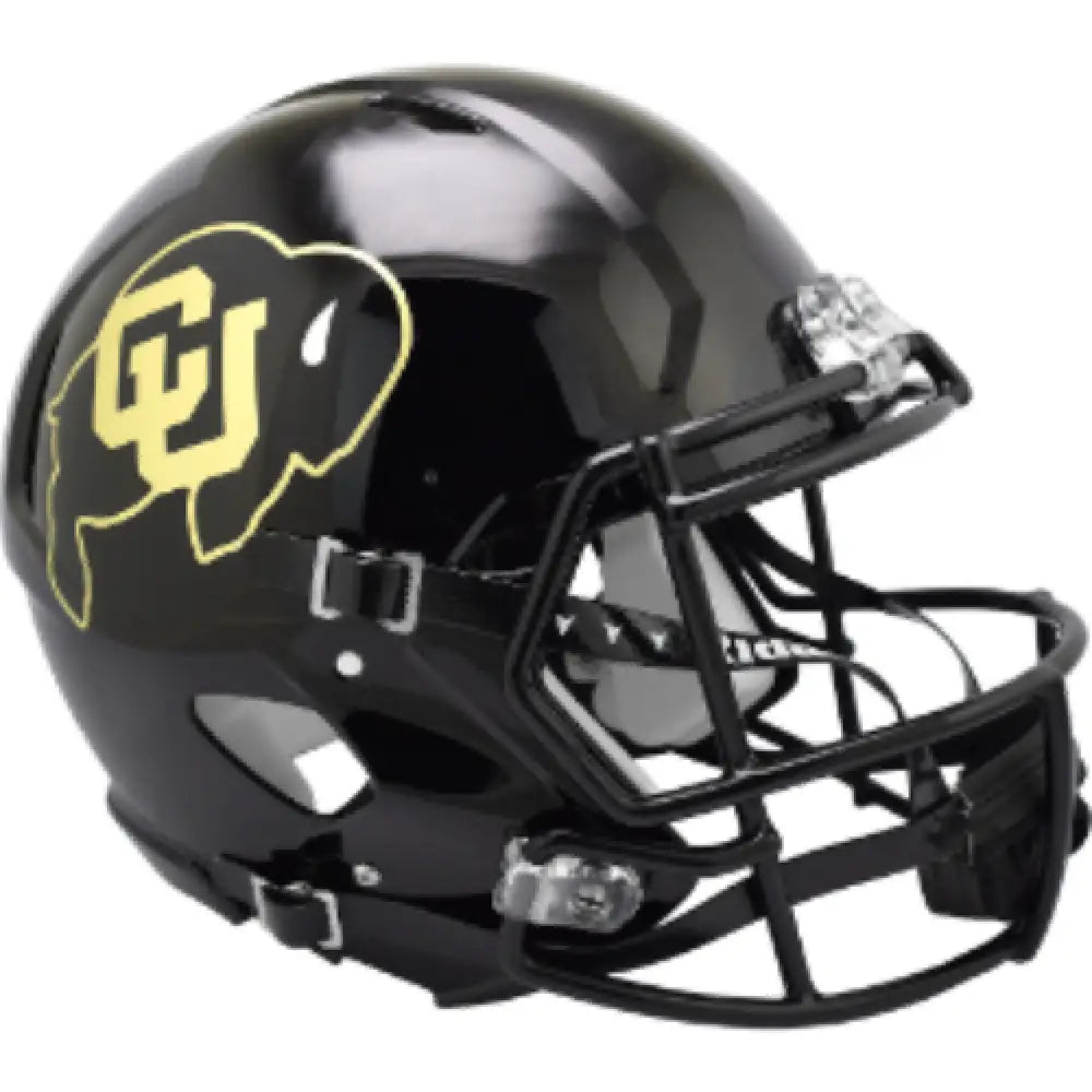 Colorado Buffaloes Full Size Speed Authentic Football Helmet Matte Black NCAA Break4Sports & Collectibles, LLC