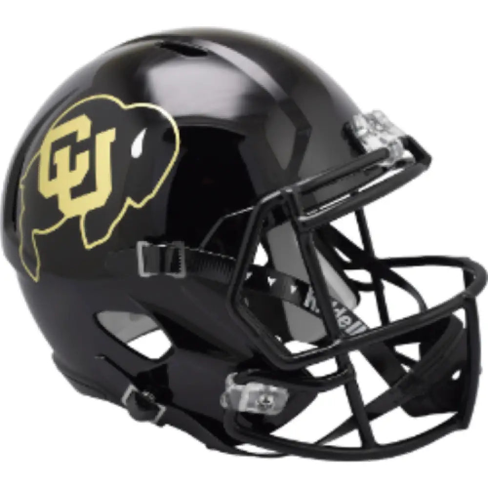 Colorado Buffaloes Full Size Speed Replica Football Helmet Matte Black NCAA Break4Sports & Collectibles, LLC