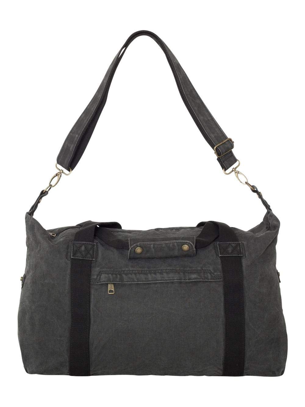 DRI DUCK Canvas 46L Weekender Duffel Bag One Size - Charcoal/ Black - MCI SPORTS