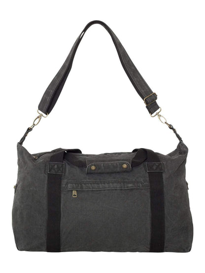 DRI DUCK Canvas 46L Weekender Duffel Bag One Size - Charcoal/ Black - MCI SPORTS