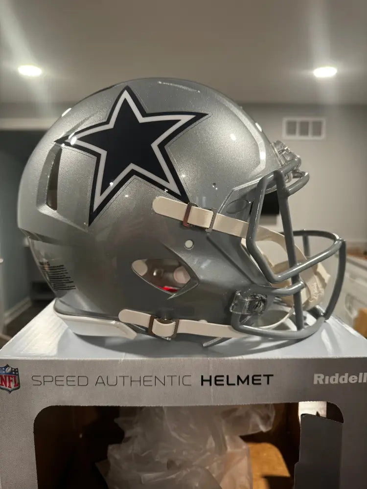 Dallas Cowboys Full Size Authentic Revolution Speed Football Helmet - NFL Break4Sports & Collectibles, LLC