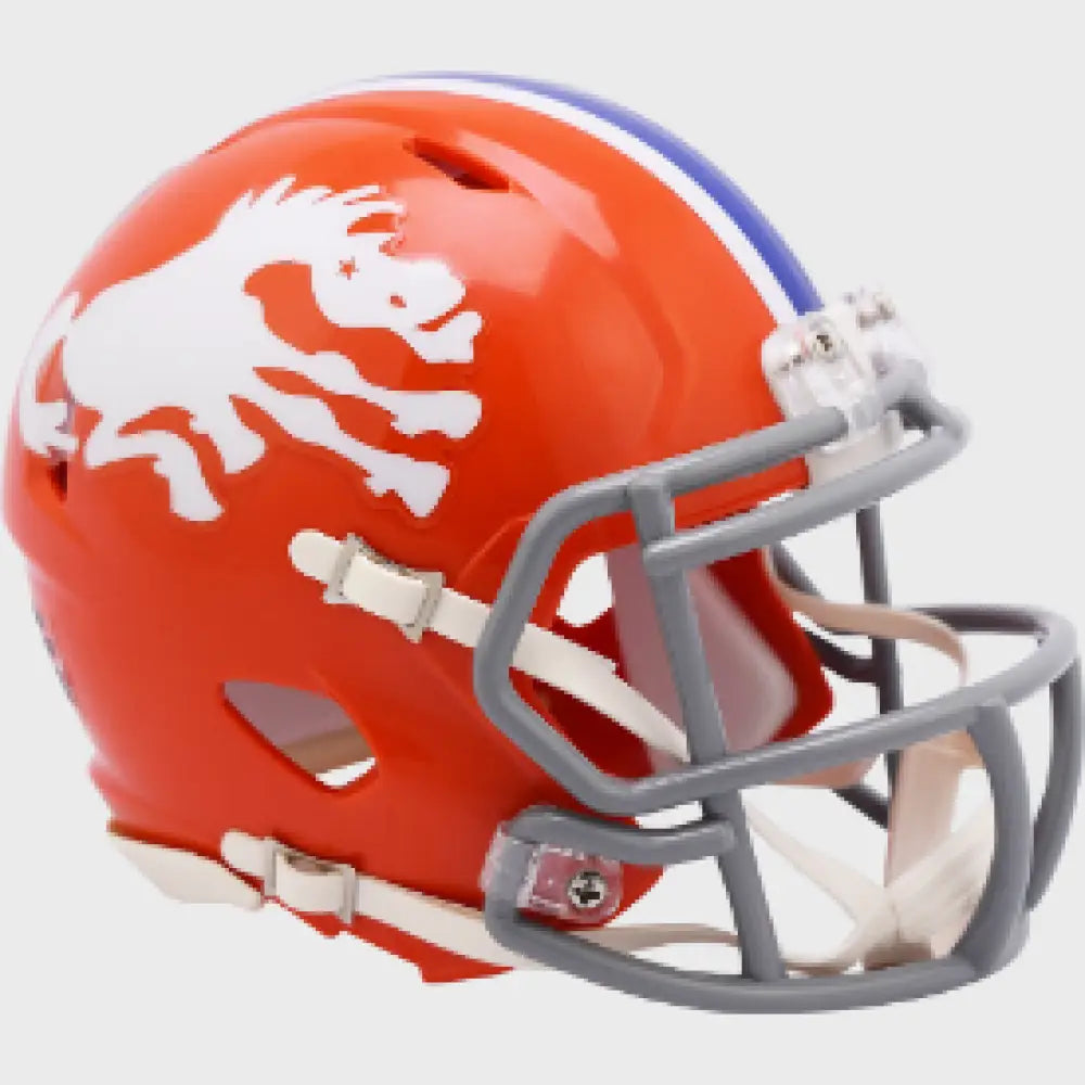 Denver Broncos 1966 Riddell Mini Speed Throwback Helmet - NFL Break4Sports & Collectibles, LLC