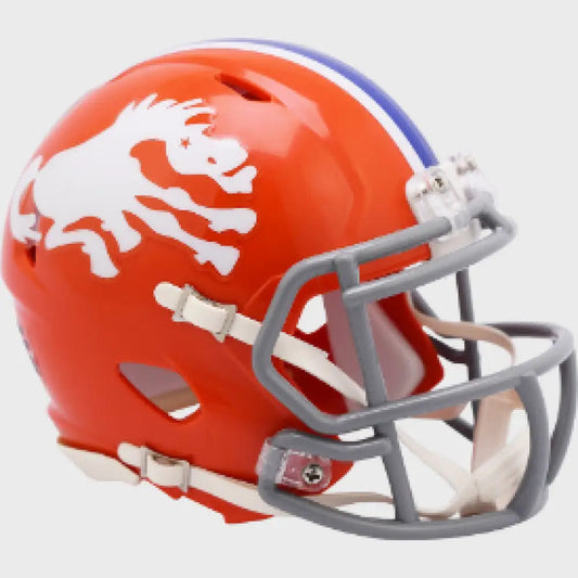 Denver Broncos 1966 Riddell Mini Speed Throwback Helmet - NFL Break4Sports & Collectibles, LLC