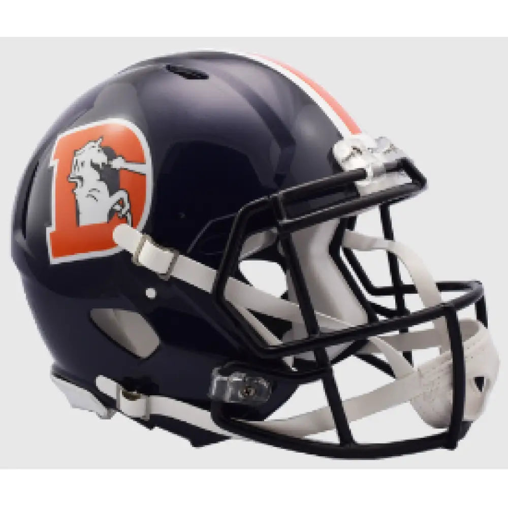 Denver Broncos Full Size Authentic Speed Football Helmet Color Rush - NFL Break4Sports & Collectibles, LLC
