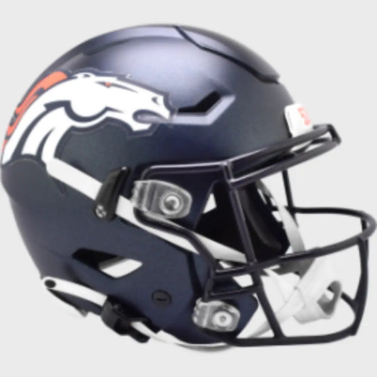 Denver Broncos Full Size Authentic SpeedFlex Football Helmet 2024 Primary - NFL Break4Sports & Collectibles, LLC