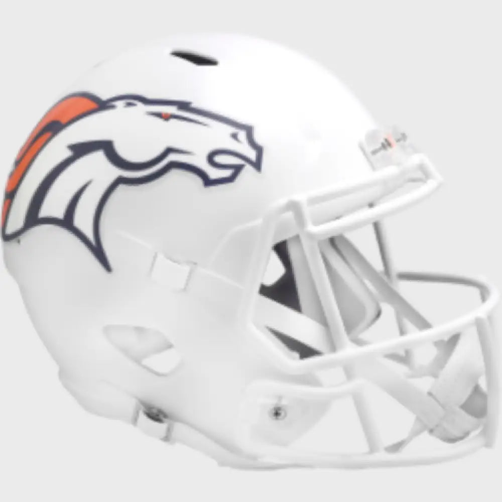 Denver Broncos Full Size Speed Replica Football Helmet 2024 On-Field Alternate - NFL Break4Sports & Collectibles, LLC