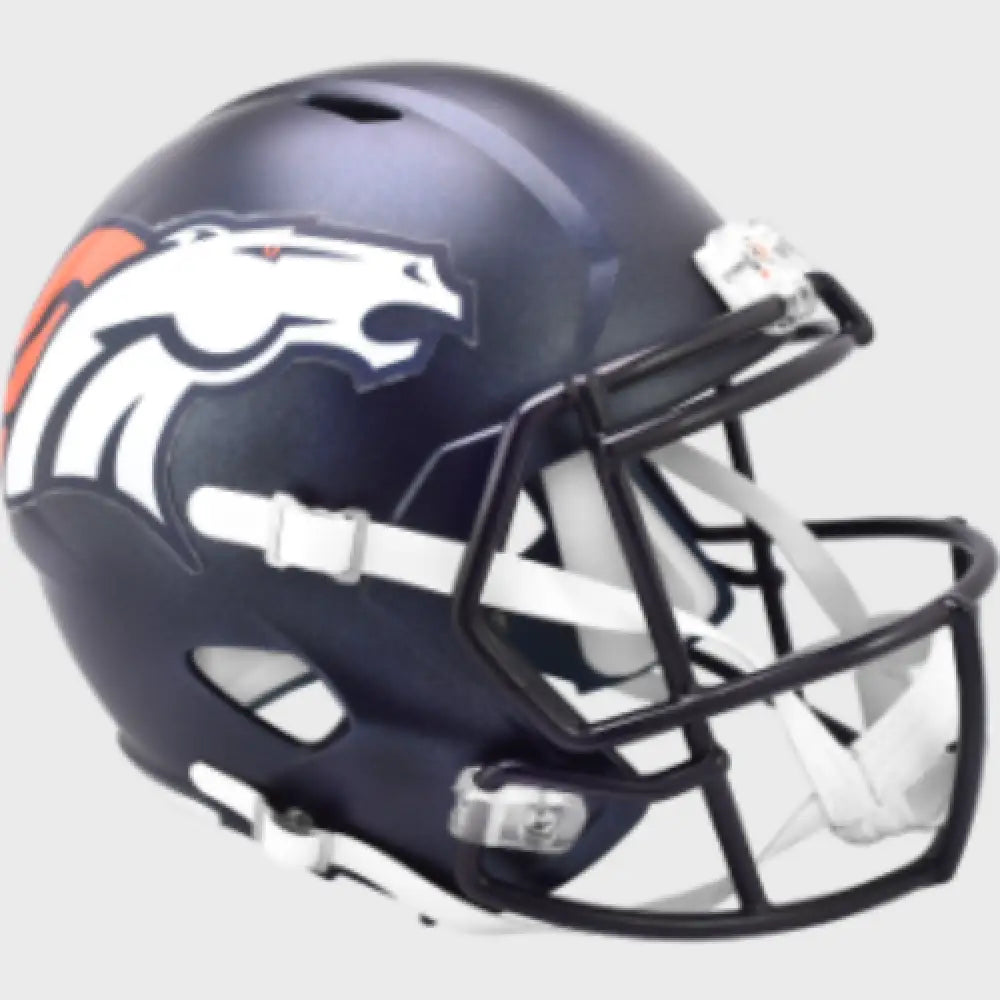 Denver Broncos Full Size Speed Replica Football Helmet Primary - NFL Break4Sports & Collectibles, LLC