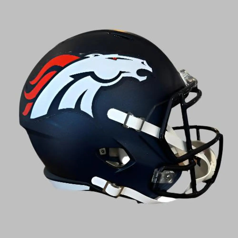 Denver Broncos Full Size Speed Replica Football Helmet Primary - NFL Break4Sports & Collectibles, LLC
