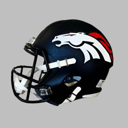 Denver Broncos Full Size Speed Replica Football Helmet Primary - NFL Break4Sports & Collectibles, LLC