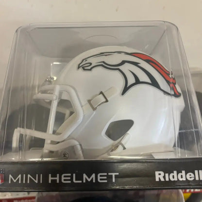 Denver Broncos NFL Mini Speed Football Helmet 2024 On Field Alternate Break4Sports & Collectibles, LLC