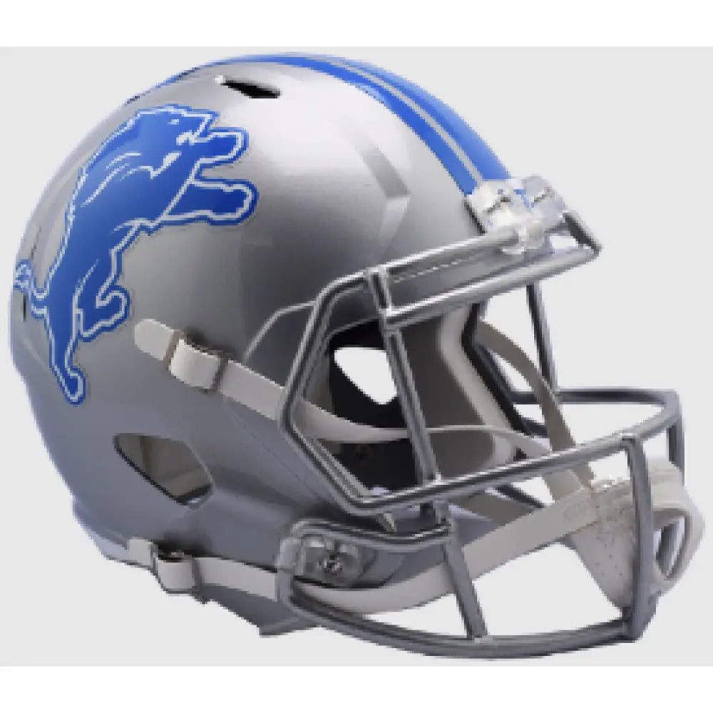 Detroit Lions 2017 to 2023 Full Size Speed Replica Throwback Helmet - NFL Break4Sports & Collectibles, LLC