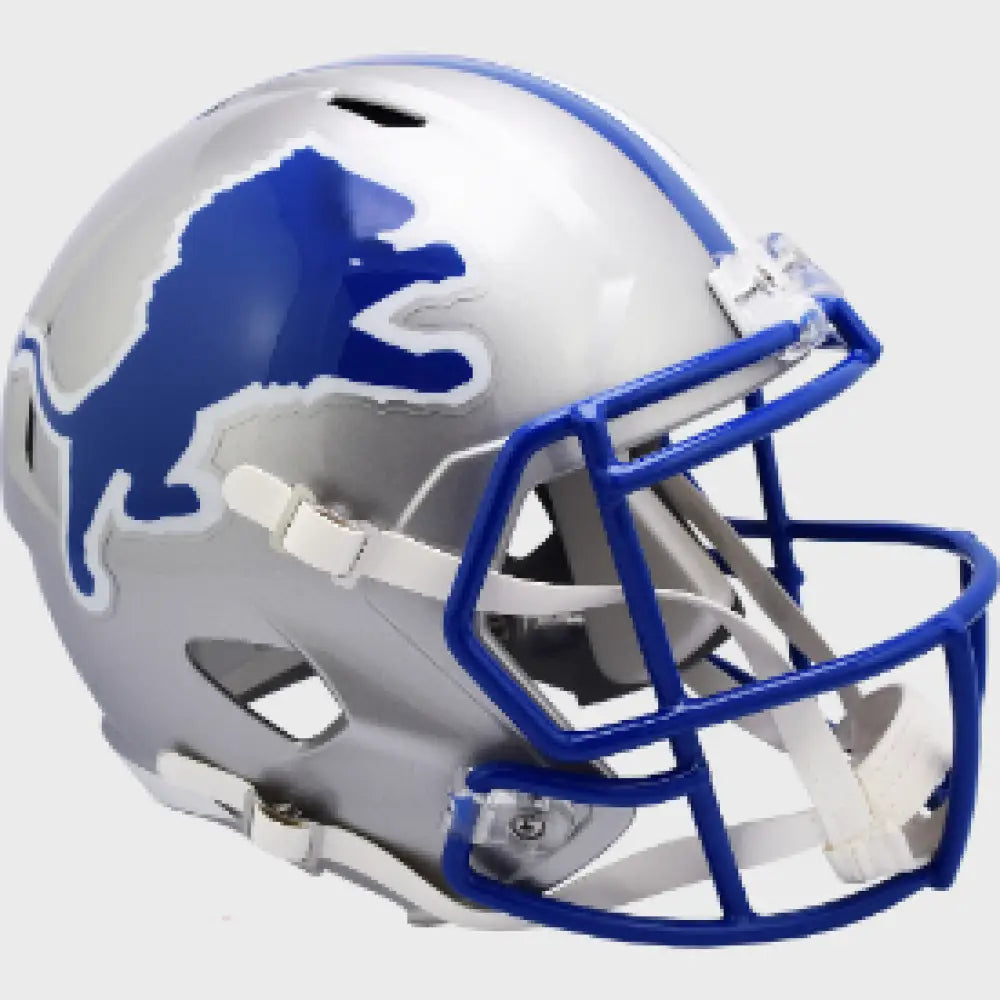 Detroit Lions Full Size 1983 to 2002 Speed Replica Throwback Football Helmet - NFL Break4Sports & Collectibles, LLC
