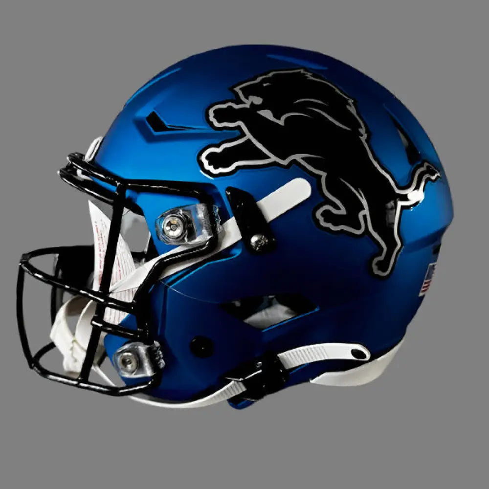 Detroit Lions Full Size Authentic SpeedFlex Football Helmet 2024 On-Field Alternate - NFL Break4Sports & Collectibles, LLC